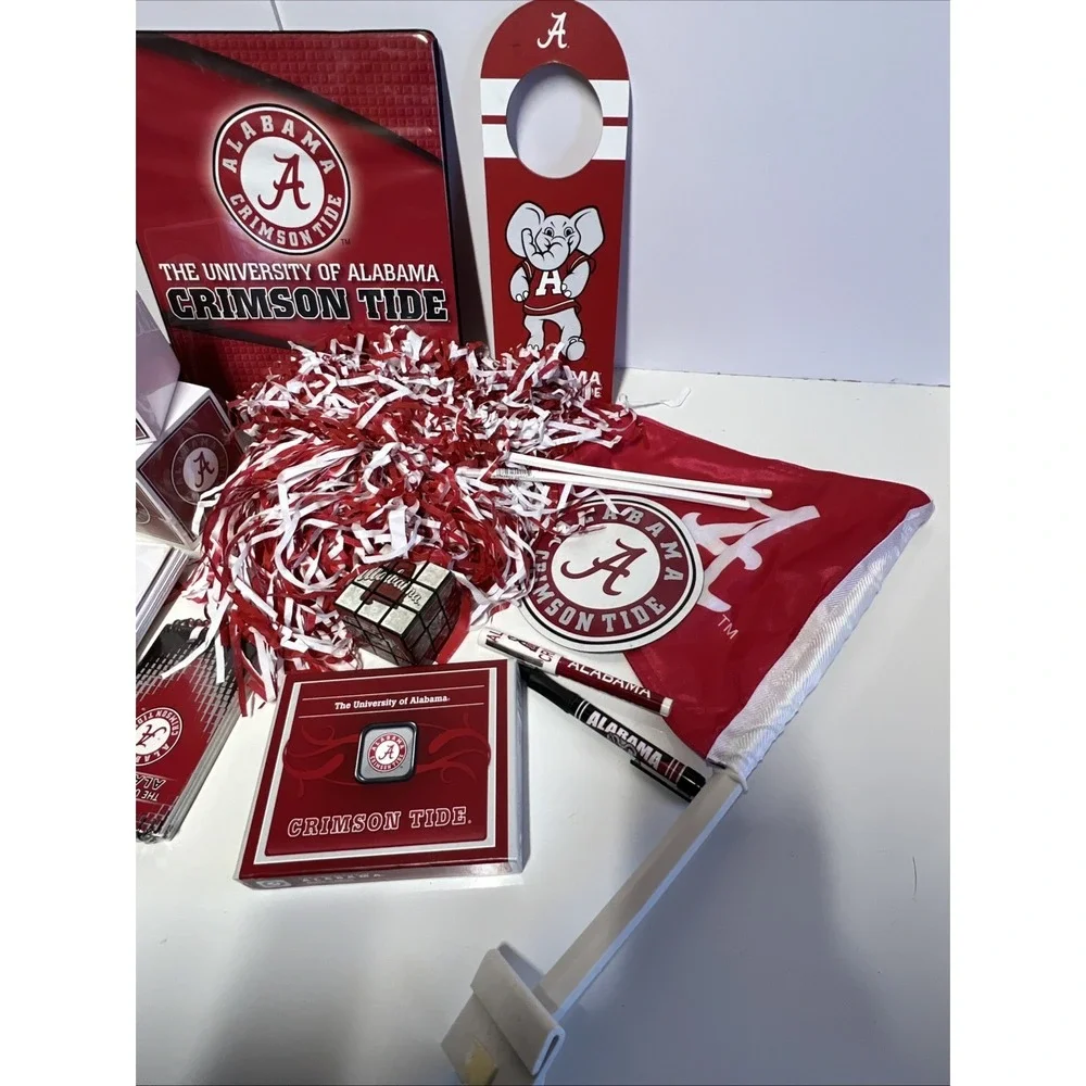 Vintage University Of Alabama Crimson Tide Football Lot Memorabilia